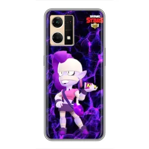 Чехлы Brawl Stars для Oppo Reno7 4G (AlphaPrint) (Эмз Бравл Старс)