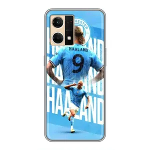 Чехлы с футболистом Ерлинг Холанд для Oppo Reno7 4G (AlphaPrint) (Erling Haaland)