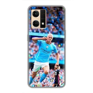 Чехлы с футболистом Ерлинг Холанд для Oppo Reno7 4G (AlphaPrint) (фанаты Холанда)