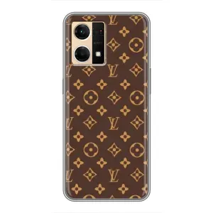 Чехлы Луи Витон для Oppo Reno7 4G (AlphaPrint - LOUIS VUITTON) (фон LOUIS VUITTON)