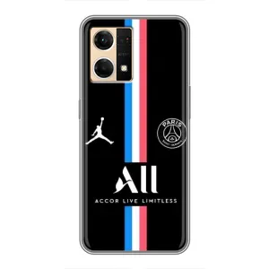 Чохли PSG для Oppo Reno7 4G (AlphaPrint) (футболка ПСЖ)