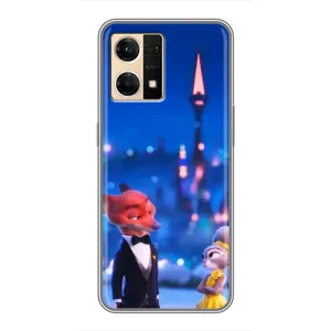 Чохол Зоотрополіс на Oppo Reno7 4G (Романтичний вечір Зоотрополіс)