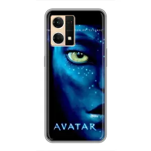 Чехлы с фильма АВАТАР для Oppo Reno7 4G (AlphaPrint) (глаз Аватара)