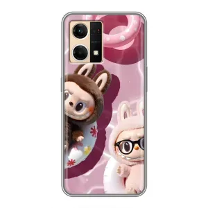 Чохол з Лабубу на Oppo Reno7 4G (Іграшка Лабубу)