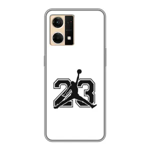 Чехлы для Oppo Reno7 4G - с картинкой JORDAN (AlphaPrint) (Jordan 23)