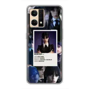 Чохли Венсдей на Oppo Reno7 4G Уенсдей (AlphaPrint) (колаж Венздей)