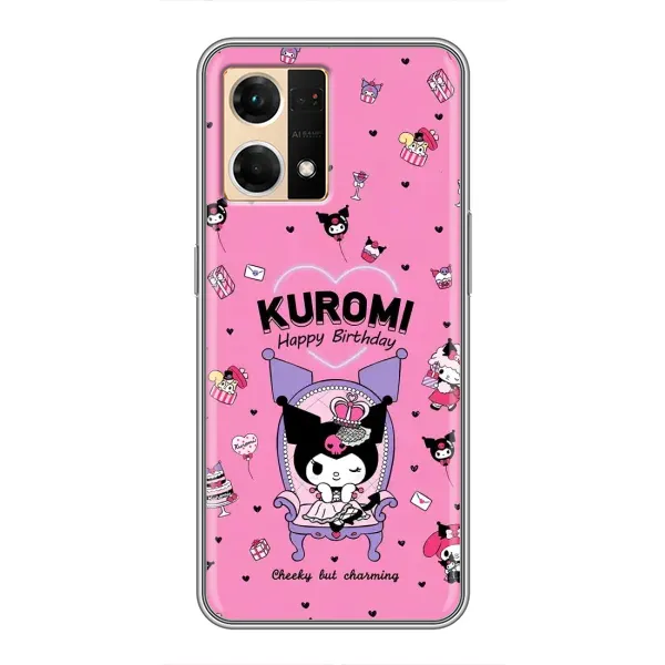 Чохол з принтом «KUROMI» для OPPO Reno7 4G