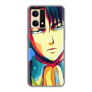 Чехлы Персонажи Аниме Наруто для Oppo Reno7 4G (AlphaPrint) (Леви Аккерман)
