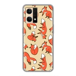 Чехлы с картинкой Лисички для Oppo Reno7 4G (VPrint) (Лисички)