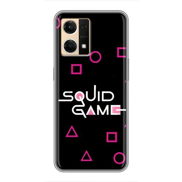 Чехол с принтом «Паттерн Игра кальмара» для OPPO Reno7 4G Чехол с принтом «Паттерн Игра кальмара» для OPPO Reno7 4G