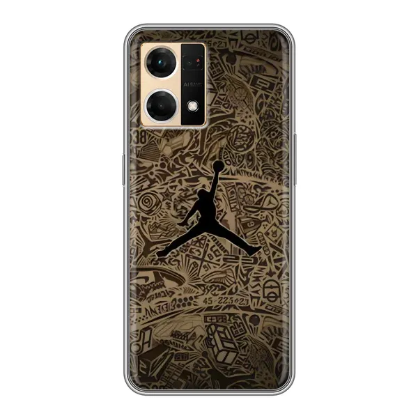 Чехол с принтом «Logo Jordan» для OPPO Reno7 4G Чехол с принтом «Logo Jordan» для OPPO Reno7 4G