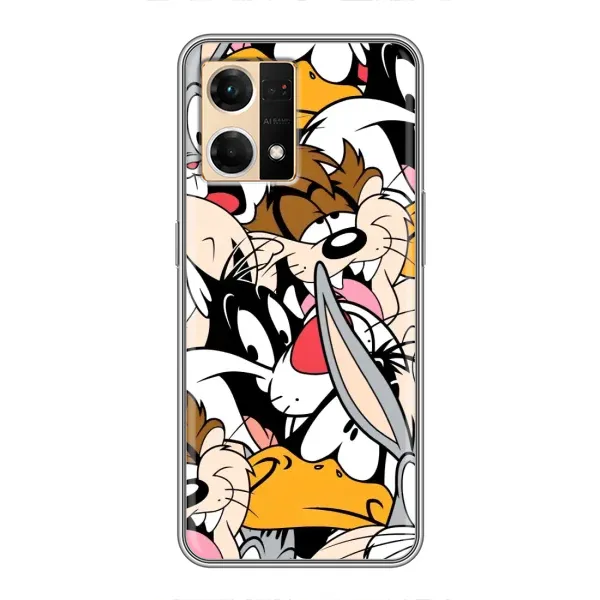 Чохол з принтом «Looney Tunes» для OPPO Reno7 4G