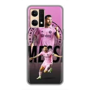 Чехлы для ОППО Рено7 4G - Лео Месси Маями (Messi Miami)