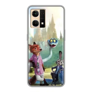 Чохол Зоотрополіс на Oppo Reno7 4G (Герої мультфільму Зоотрополіс)