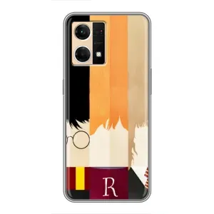 Чехлы с Гарри Поттером для Oppo Reno7 4G (AlphaPrint) (обложка Гарри Поттера)