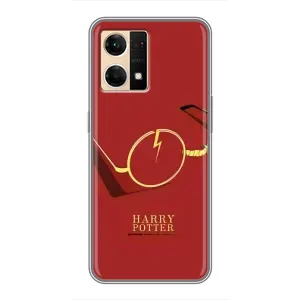 Чехлы с Гарри Поттером для Oppo Reno7 4G (AlphaPrint) (очки Гарри)