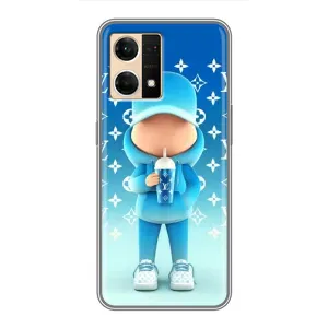 Крутые Чехлы Луи Виттон для Oppo Reno7 4G (AlphaPrint) (Парень LV)