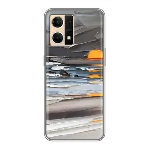 Чехол с картинкой (Стильные) для ОППО Рено7 4G - (AlphaPrint) (Пастель)