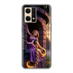 Чохол Рапунцель для Oppo Reno7 4G (Рапунцель на вежі)