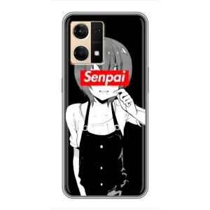 Чехлы Персонажи Аниме Наруто для Oppo Reno7 4G (AlphaPrint) (Senpai)