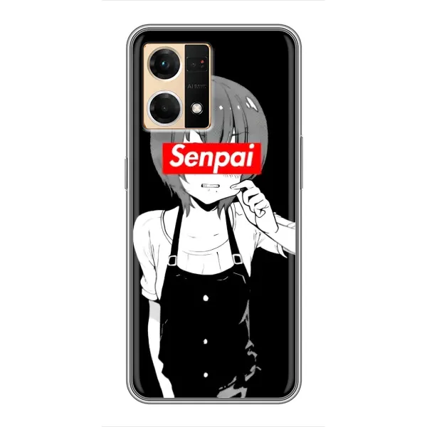 Чехол с принтом «Senpai» для OPPO Reno7 4G Чехол с принтом «Senpai» для OPPO Reno7 4G