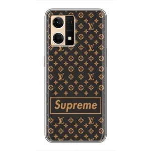 Чехол для Oppo Reno7 4G с картинкой Supreme (AlphaPrint) (Supreme LV)