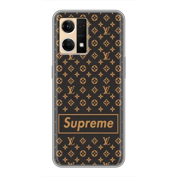 Чехол с принтом «Supreme LV» для OPPO Reno7 4G Чехол с принтом «Supreme LV» для OPPO Reno7 4G
