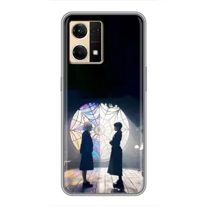 Чохли Венсдей на Oppo Reno7 4G Уенсдей (AlphaPrint) (Венздей та Інід)