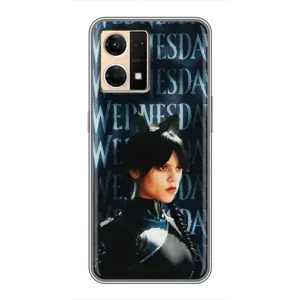 Чохли Венсдей на Oppo Reno7 4G Уенсдей (AlphaPrint) (Венздей кішка)