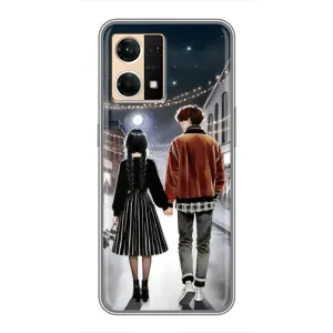 Чохол з дизайном Венздей 2 на Oppo Reno7 4G (Венздей та Тайлер)
