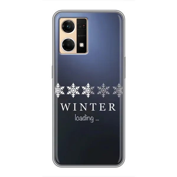 Чехол с принтом «Winter loading» для OPPO Reno7 4G Чехол с принтом «Winter loading» для OPPO Reno7 4G