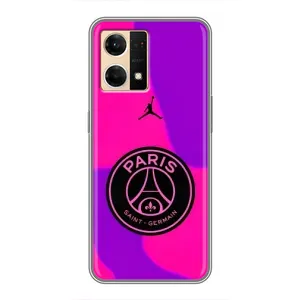 Чохли PSG для Oppo Reno7 4G (AlphaPrint) (яскравий ПСЖ)