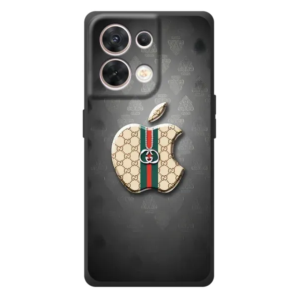 Чохол з принтом «Apple gucci» для OPPO Reno 8 5G Чохол з принтом «Apple gucci» для OPPO Reno 8 5G