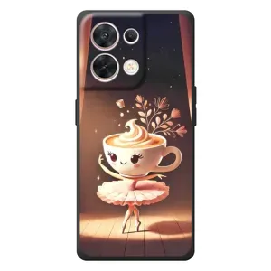 Чохол з мемом Тралалело тралала на OPPO Reno 8 5G (Балерина капучина)