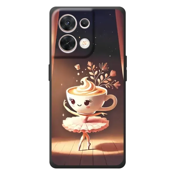 Чехол с принтом «Балерина капучина» для OPPO Reno 8 5G