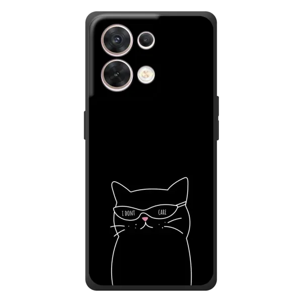 Чохол з принтом «Байдужий кіт» для OPPO Reno 8 5G Чохол з принтом «Байдужий кіт» для OPPO Reno 8 5G