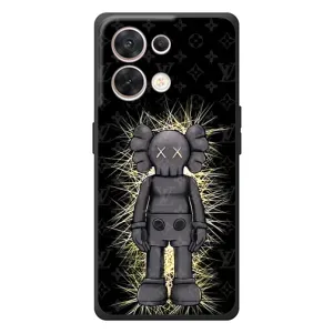 Чехлы для OPPO Reno 8 5G - Bearbrick Louis Vuitton (PREMIUMPrint) (Bearbrick LV)