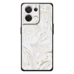 Мраморний чехол на OPPO Reno 8 5G (VPrint) (Білий мрамор)