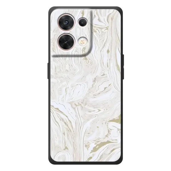Чехол с принтом «Белый мрамор» для OPPO Reno 8 5G Чехол с принтом «Белый мрамор» для OPPO Reno 8 5G