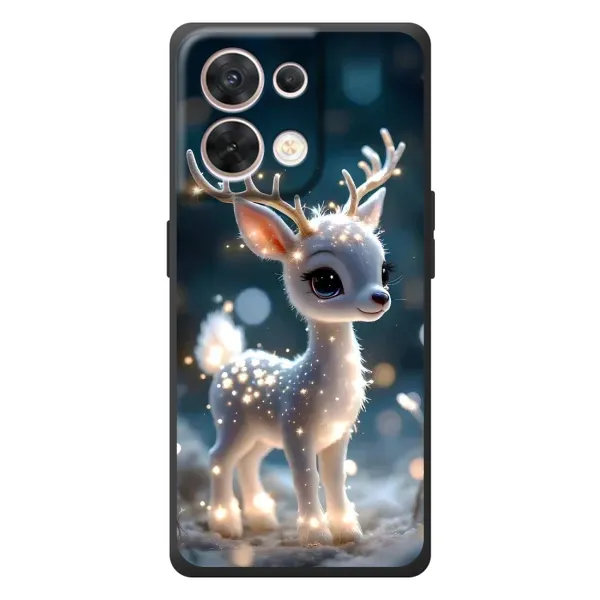 Чехол с принтом «Блестящий олененок» для OPPO Reno 8 5G Чехол с принтом «Блестящий олененок» для OPPO Reno 8 5G