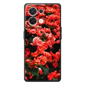 Чохли з квітами для OPPO Reno 8 5G (VPrint) (Квіти червоні)