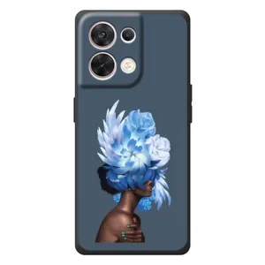 Чехлы (ART) Цветы на OPPO Reno 8 5G (VPrint) (Квіти на голові)