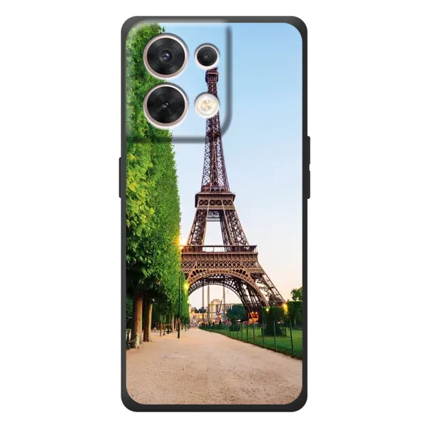 Чехол с принтом «Дорога в Париж» для OPPO Reno 8 5G Чехол с принтом «Дорога в Париж» для OPPO Reno 8 5G