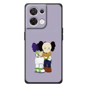 Чехлы для OPPO Reno 8 5G - Bearbrick Louis Vuitton (PREMIUMPrint) (Дружба Беарбрик)