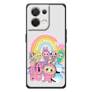 Чохол з Лабубу на OPPO Reno 8 5G (Фон Лабубу)