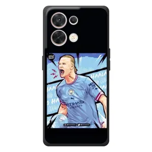 Чохли з футболістом Ерлінг Холанд для OPPO Reno 8 5G (AlphaPrint) (гол Ерлінг Холанд)