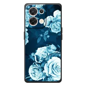 Чехлы (ART) Цветы на OPPO Reno 8 5G (VPrint) (Блактині бутони)
