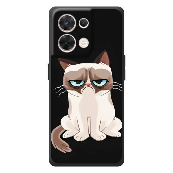 Чехол с принтом «Грустный кот» для OPPO Reno 8 5G