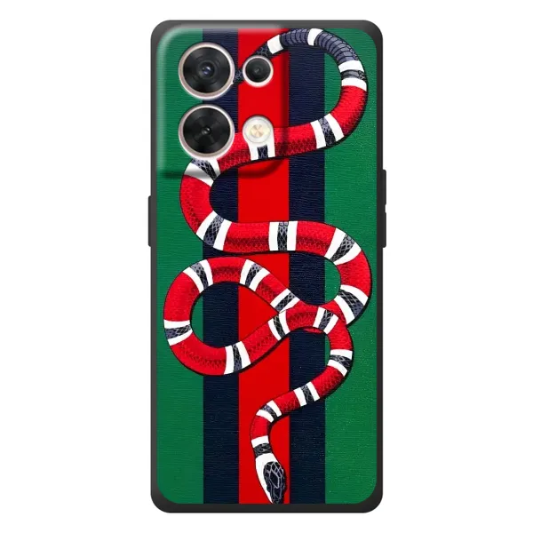 Чохол з принтом «Gucci змія» для OPPO Reno 8 5G Чохол з принтом «Gucci змія» для OPPO Reno 8 5G