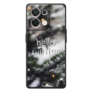 Новорічні, Святкові Чохли для OPPO Reno 8 5G - 2024 год (Hello winter)